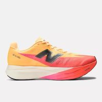 NEW BALANCE FUELCELL SUPERCOMP ELITE V5 TANGERINE HEAT ET WHITE PEACH Chaussures de running