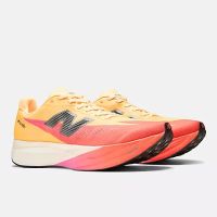 NEW BALANCE FUELCELL SUPERCOMP ELITE V5 TANGERINE HEAT ET WHITE PEACH Chaussures de running pas cher