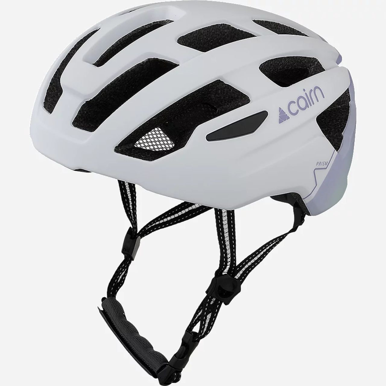 CAIRN PRISM II MAT WHITE PARM Casque vélo