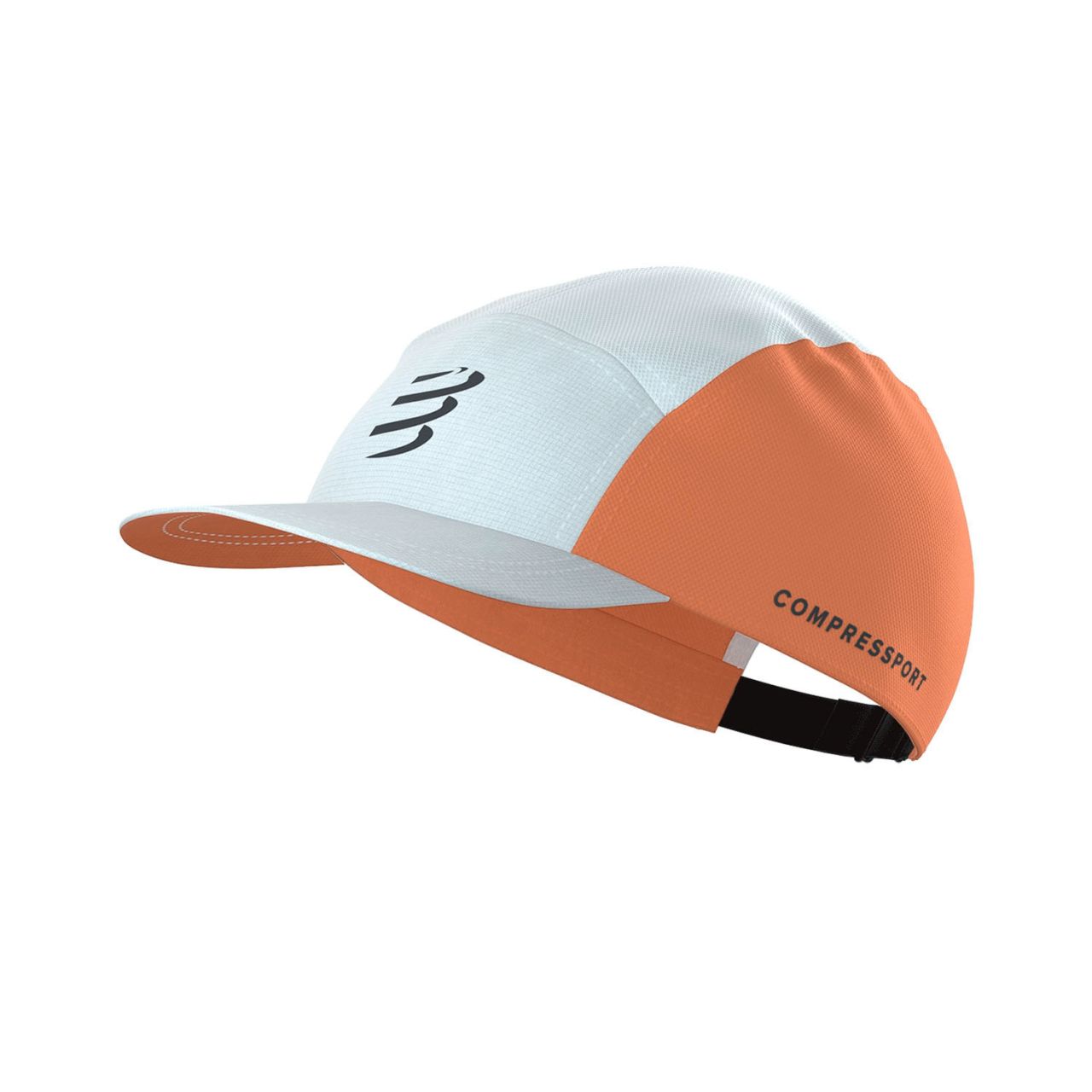 COMPRESSPORT 5 PANEL LIGHT CAP WHITE ET TIGERLILY  Casquette running