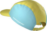 COMPRESSPORT 5 PANEL LIGHT CAP LEMON ET ETHER  Casquette running pas cher
