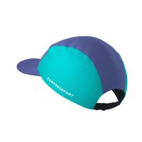 COMPRESSPORT 5 PANEL LIGHT CAP ORIENT BLUE  Casquette running pas cher