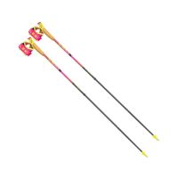 LEKI BATONS ULTRATRAIL FX ONE SUPERLITE NEON PINK ET PASTELLOARANGE  Batons de trail pas cher