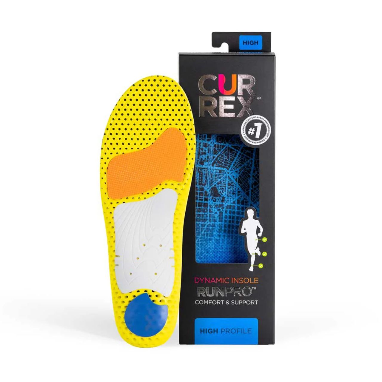 CURREX SEMELLES RUNPRO HIGH Semelles pour pieds creux