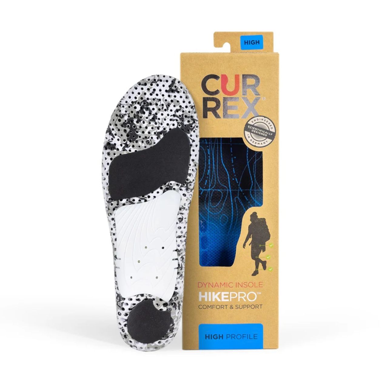 CURREX SEMELLES HIKEPRO HIGH Semelles de trail pour pieds creux