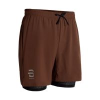 DAEHLIE SHORT RUN 2 EN 1 CHOCOLATE  Short Running