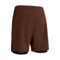 DAEHLIE SHORT RUN 2 EN 1 CHOCOLATE  Short Running pas cher