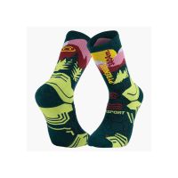 BV SPORT SOCQUETTE TREK SUMMIT HIGH LYOCELL PYRENEES VERT Chaussettes de randonnée