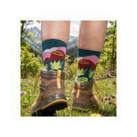 BV SPORT SOCQUETTE TREK SUMMIT HIGH LYOCELL PYRENEES VERT Chaussettes de randonnée pas cher