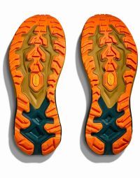 HOKA MAFATE 5 TIDAL WAVE ET MUSTARD SEED  Chaussures de trail pas cher