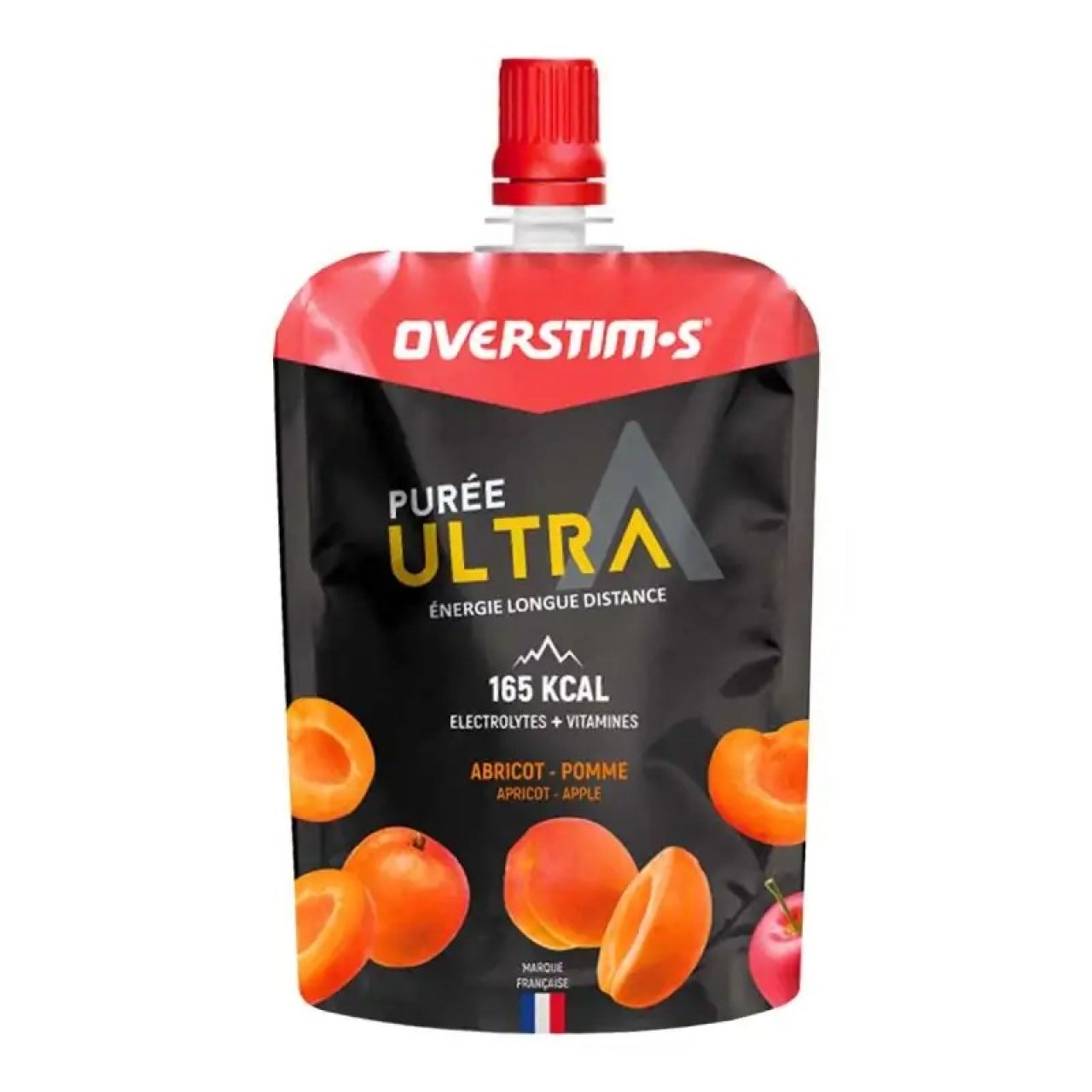 OVERSTIMS PUREE ULTRA ABRICOT ET POMME 90G Purée energetique