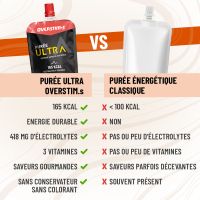 OVERSTIMS PUREE ULTRA ABRICOT ET POMME 90G Purée energetique pas cher