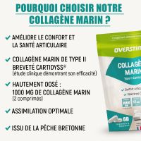 OVERSTIMS COLLAGENE MARIN Complement alimentaire pas cher