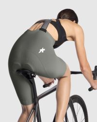 ASSOS DYORA R BIB SHORTS S11 MOSS GREEN Cuissard vélo femme pas cher