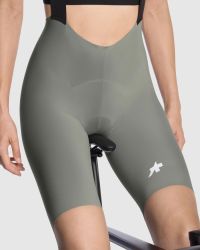 ASSOS DYORA R BIB SHORTS S11 MOSS GREEN Cuissard vélo femme pas cher