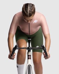 ASSOS UMA GT JERSEY S11BLOSSOM PINK Maillot vélo pas cher