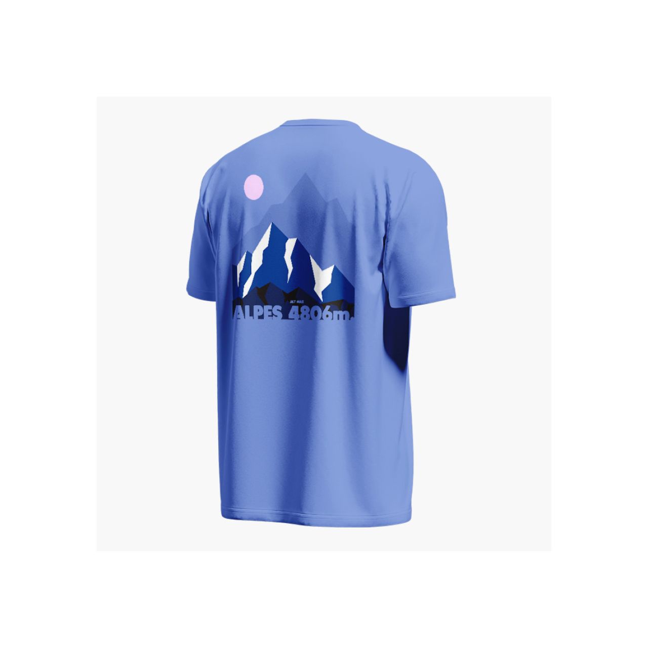 BV SPORT T SHIRT TREK SUMMIT LYOCELL ALPES BLEU Tee shirt de randonnée