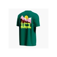 BV SPORT T SHIRT TREK SUMMIT LYOCELL PYRENEES VERT Tee shirt de randonnée