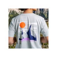 BV SPORT T SHIRT TREK SUMMIT LYOCELL DOLOMITES GRIS Tee shirt de randonnée pas cher