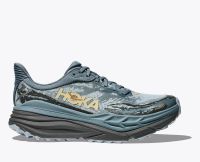 HOKA STINSON 7 SLATE BLUE ET ASPHALT GREY Chaussures de trail pas cher