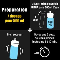 OVERSTIMS HYDRIXIR ULTRA  STICKS 40G Boisson energetique pas cher