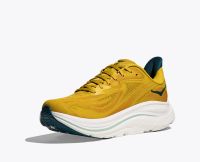 HOKA CLIFTON 10 YELLOW GOLD ET TIDAL WAVE Chaussures de running pas cher
