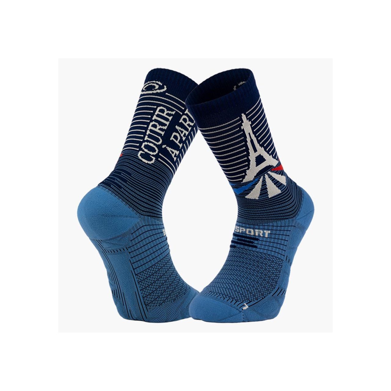 BV SPORT SOQUETTE RUN MARATHON 2 COLLECTOR RETRO PARIS Chaussettes de running