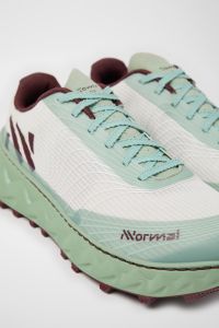 NNORMAL TOMIR 2.0 GREEN ET WHITE Chaussures de trail pas cher