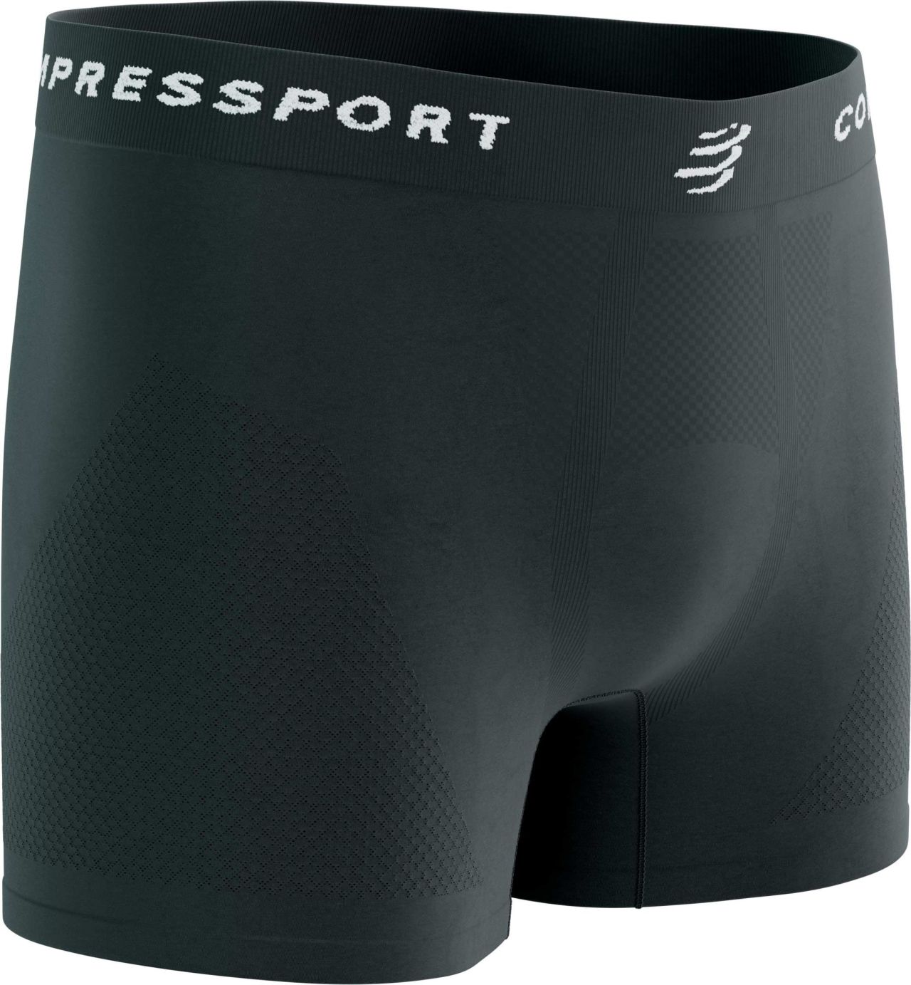 COMPRESSPORT FEELFREE SEAMLESS BOXER BLACK   Sous-Vêtement