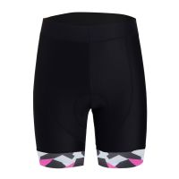 WEAR DESIGN CUISSARD DAME CAMO NOIR ET ROSE   Cuissard Cyclisme