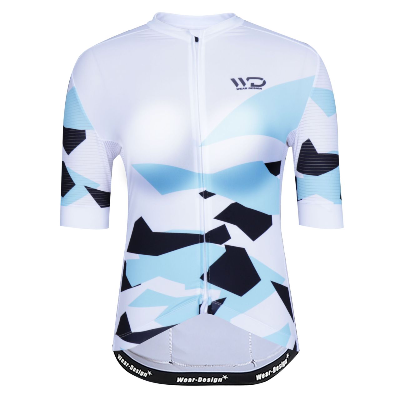 WEAR DESIGN MAILLOT CAMO BLANC ET VERT Maillot vélo femme