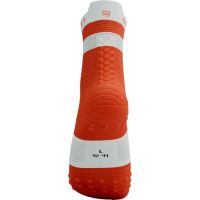 COMPRESSPORT PRO RACING SOCKS V4 TIGERLILY ET WHITE Chaussettes running pas cher