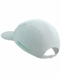 COMPRESSPORT 5 PANEL LIGHT CAP STAR WHITE ET BLUE GREEN  Casquette running pas cher