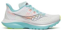 SAUCONY KINVARA 16 WHITE ET AQUA  Chaussures running saucony