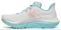 SAUCONY KINVARA 16 WHITE ET AQUA  Chaussures running saucony pas cher