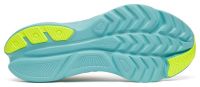 SAUCONY KINVARA 16 WHITE ET AQUA  Chaussures running saucony pas cher