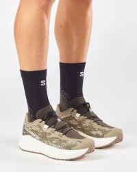 SALOMON AERO GLIDE 4 GRVL SAFARI , VANILLA ICE ET EARTH BROWN Chaussures de gravel pas cher