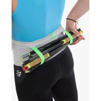 COMPRESSPORT FREE BELT PRO GRAY VIOLET ET NEON GREEN Ceinture de running pas cher