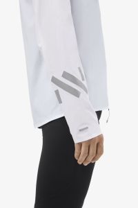 NNORMAL TRAIL WIND JACKET WHITE Veste de  running pas cher