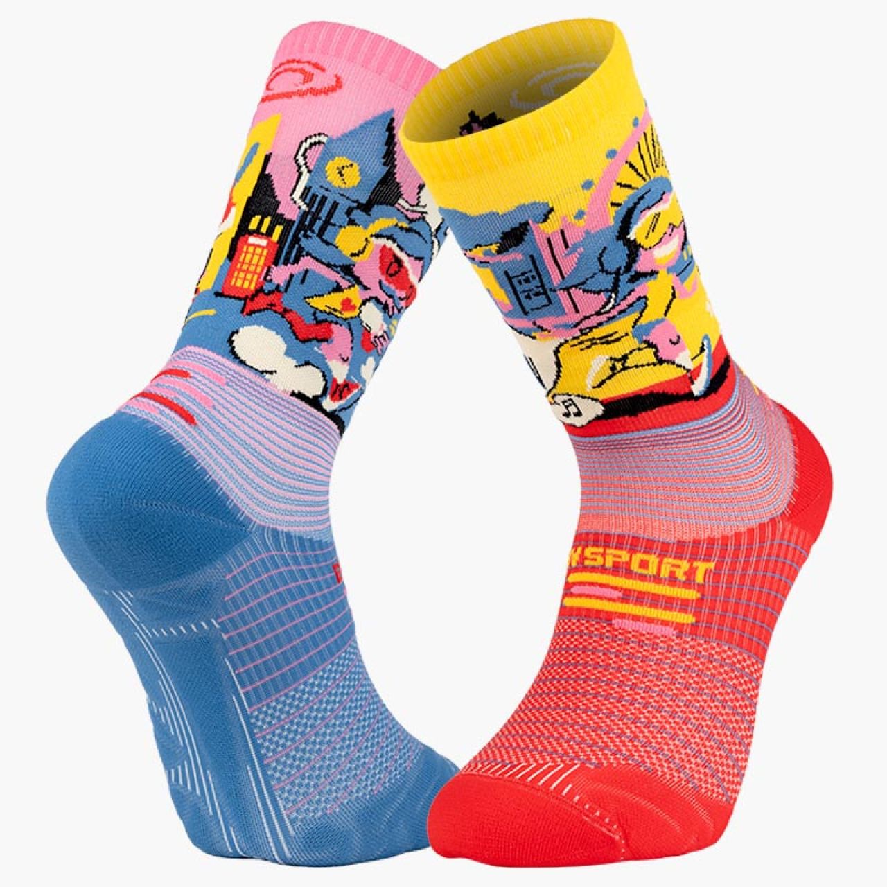 BV SPORT SOQUETTE RUN MARATHON HIGH LONDON Chaussettes de running