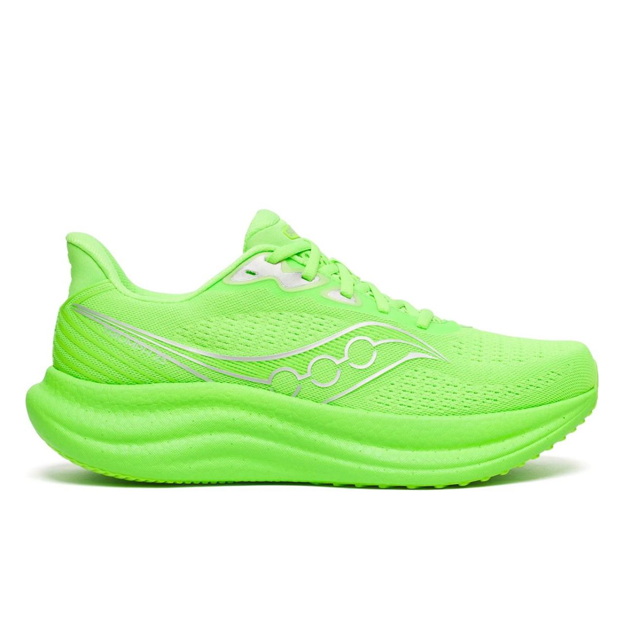 SAUCONY TRIUMPH 23 SLIME ET SILVER Chaussures running saucony