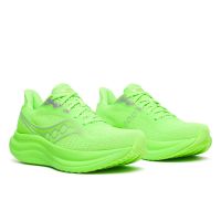 SAUCONY TRIUMPH 23 SLIME ET SILVER Chaussures running saucony pas cher
