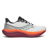 SAUCONY TRIUMPH 23 WHITE ET CRIMSON Chaussures running saucony