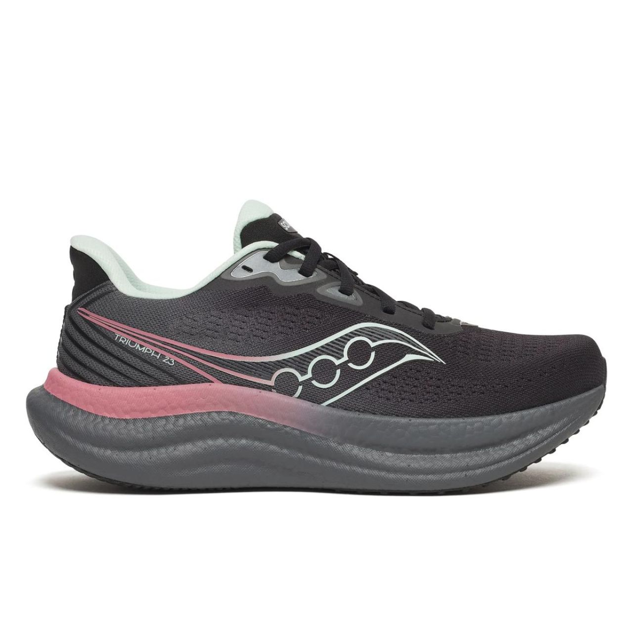 SAUCONY TRIUMPH 23 BLACK ET CALM Chaussures running saucony