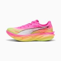 PUMA DEVIATE NITRO ELITE 4 ST POISON PINK ET YELLOW ALERT Chaussures de running pas cher