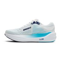BROOKS GHOST MAX 3 BRIGHT WHITE ET BEACON BLUE Chaussures de running pas cher