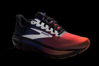 BROOKS GHOST 17 NIGHT , BLUE ET PAPAYA Chaussures de running pas cher