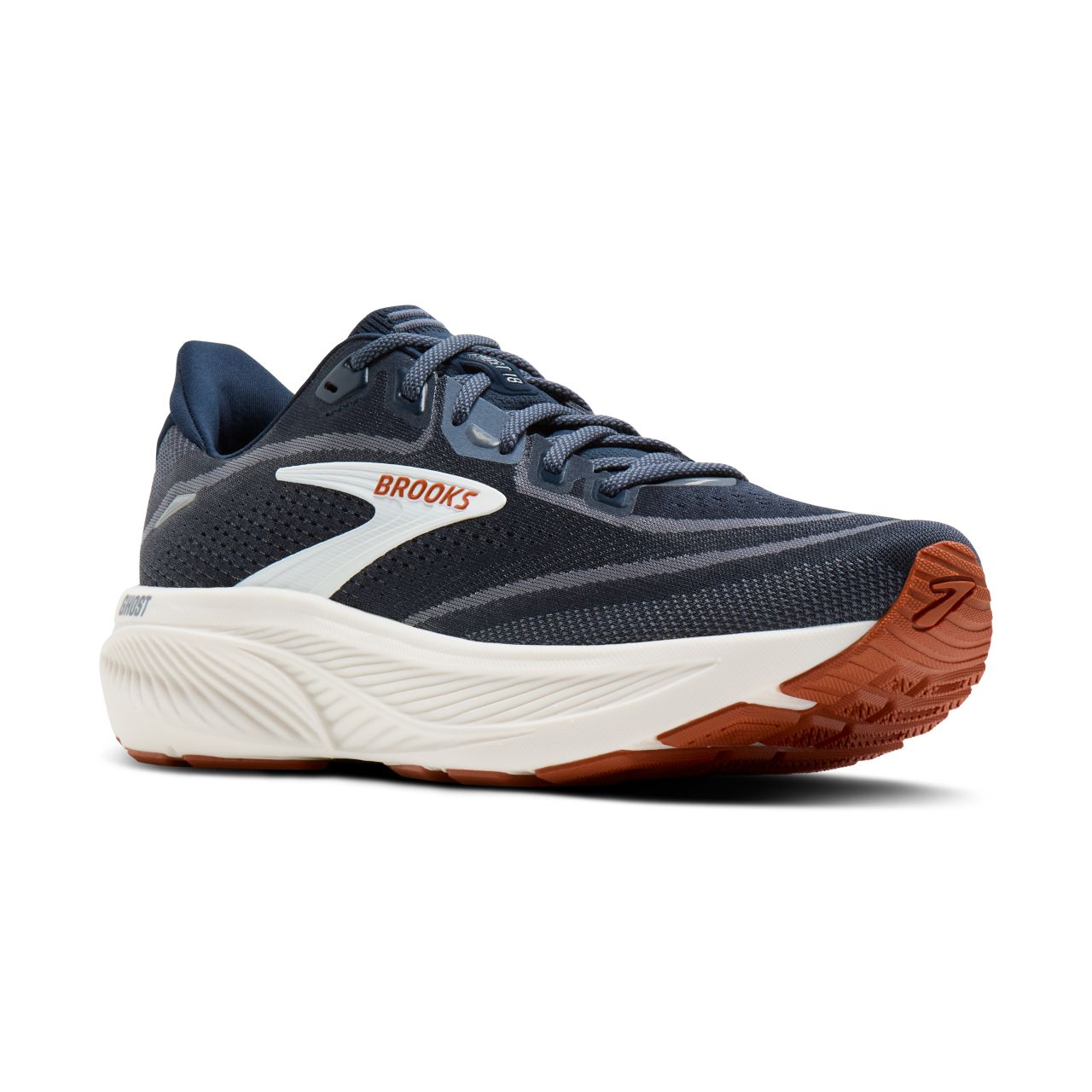 BROOKS GHOST 18 NAVY BLAZER, RED EARTH ET BLUE Chaussures de running
