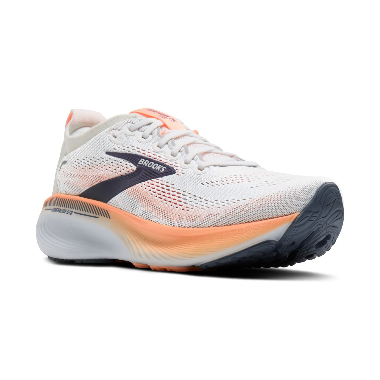 BROOKS ADRENALINE GTS 25 OYSTER MUSHROOM, PEACH ET GRAPE Chaussures de running