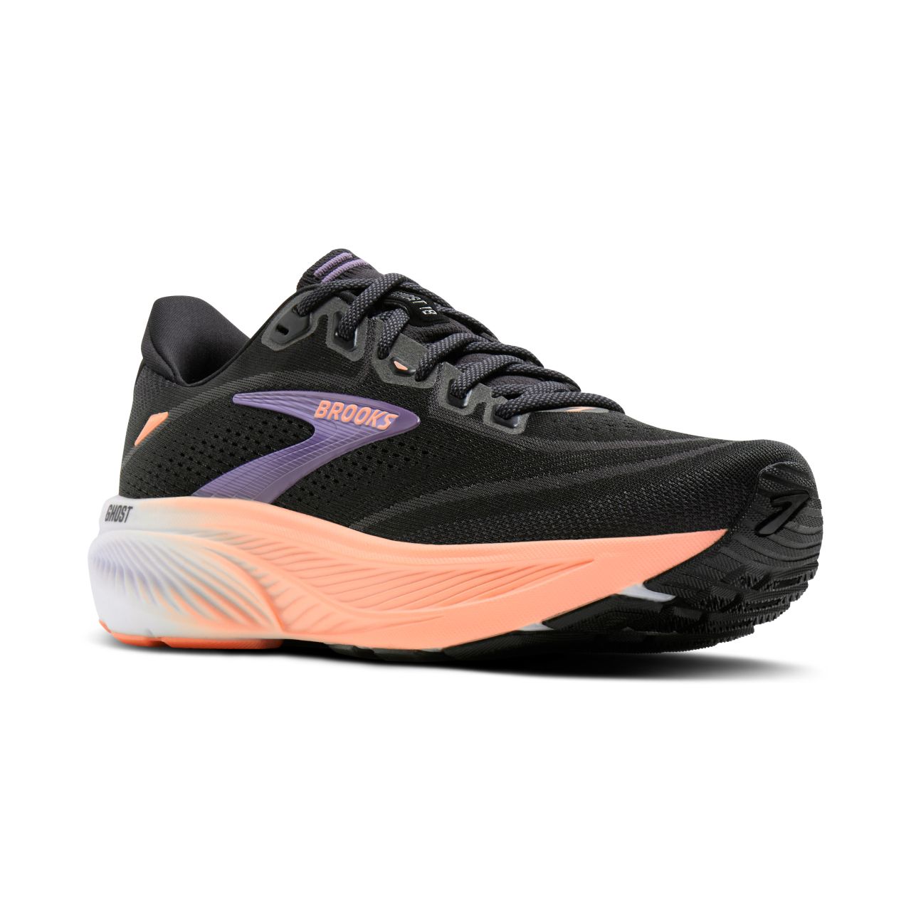 BROOKS GHOST 18 NAVY BLACK, MULLED GRAPE ET PEACH Chaussures de running